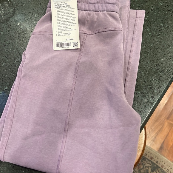 lululemon athletica Pants - Lulu Lemon Softstreme HR Straight Leg Crop